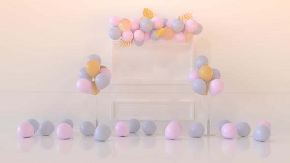 Pink Balloon Decoration