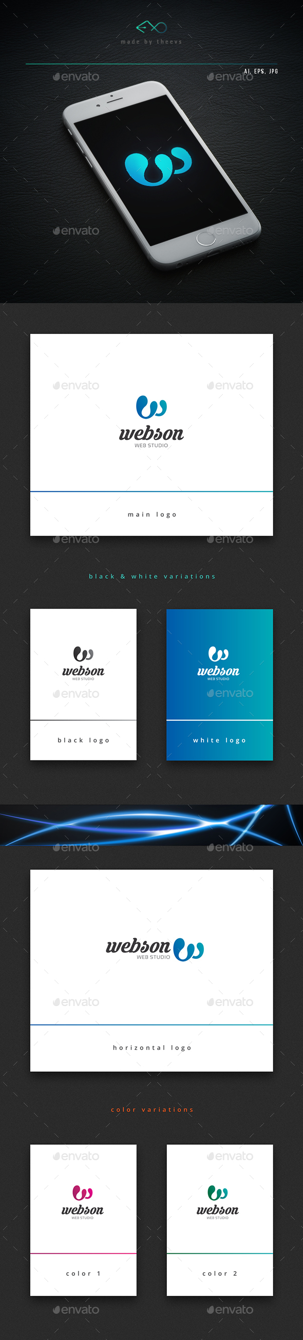 Webson - Letters Logo Templates