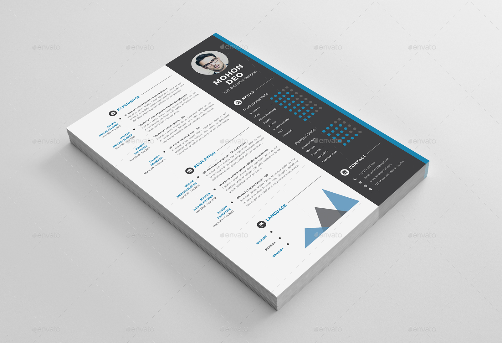 Resume, Print Templates | GraphicRiver