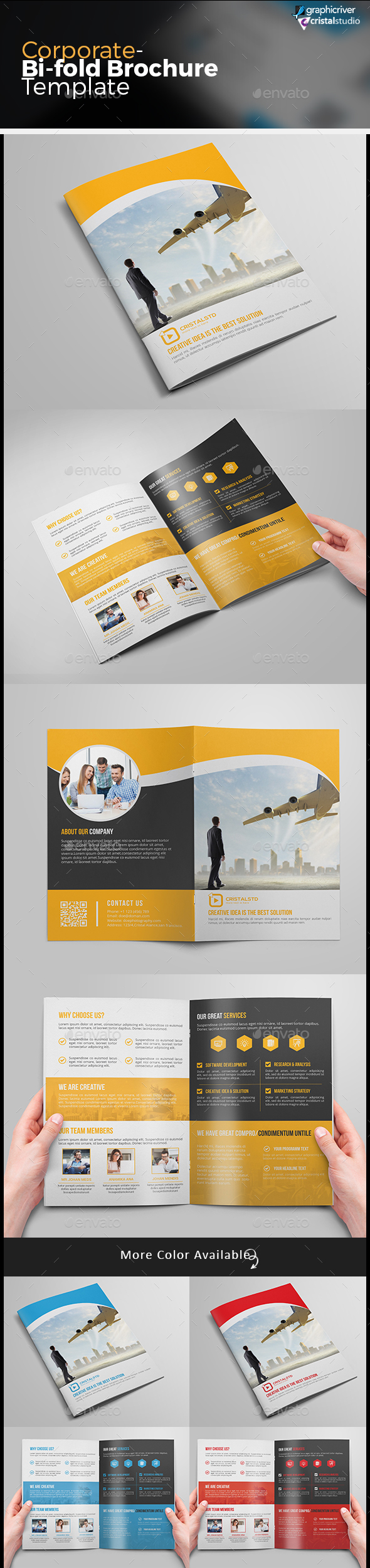 Corporate Bi-fold Brochure - Corporate Brochures