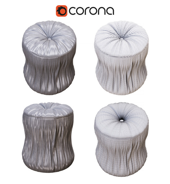 Classic pouf premium - 3Docean 13600192