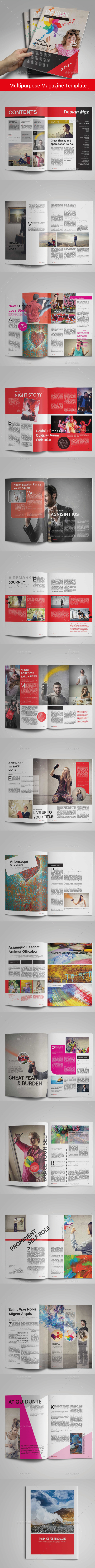 Designa Magazine Template - Magazines Print Templates