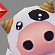 Low Poly Micro Cow Ulli