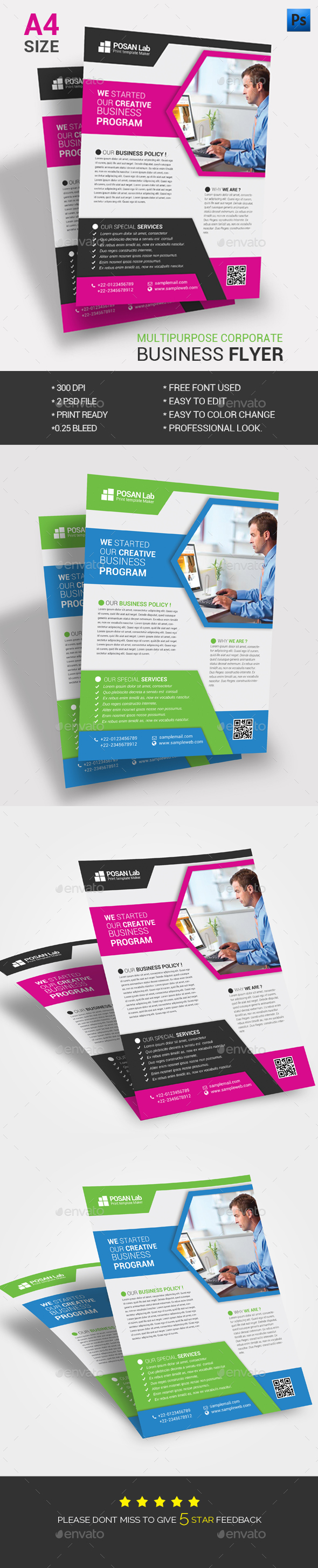 Corporate Business Flyer - Flyers Print Templates