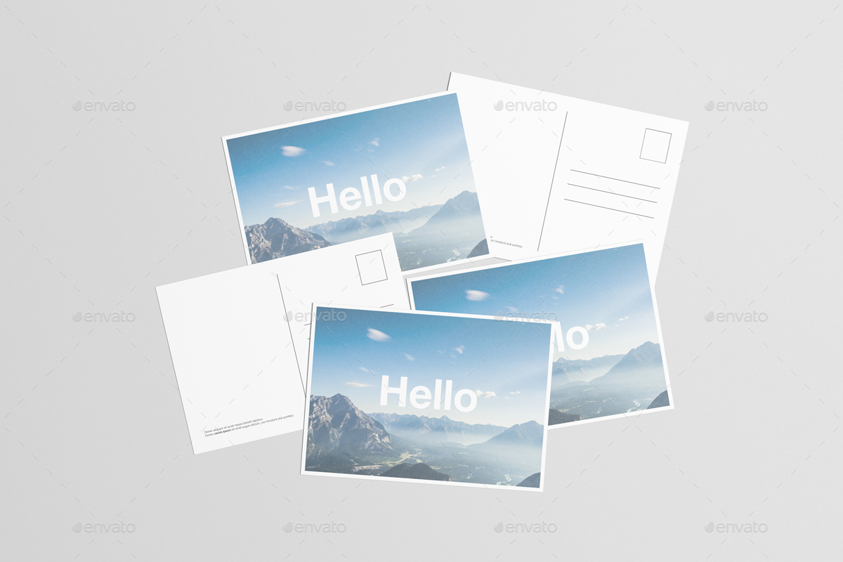 Download A6 Flyer / Postcard Mock-Up by Zeisla | GraphicRiver