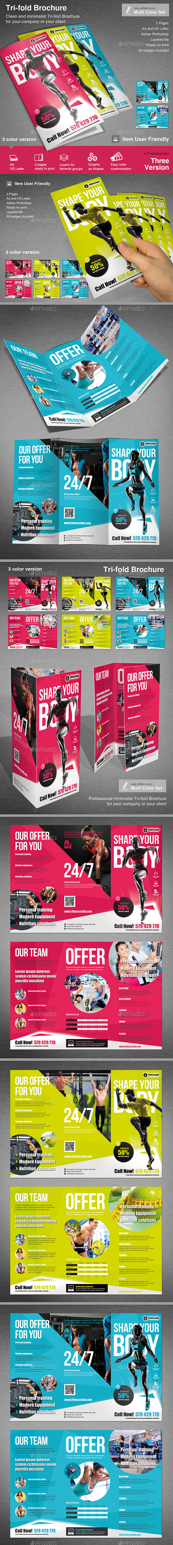 Tri-fold Fitness - Informational Brochures
