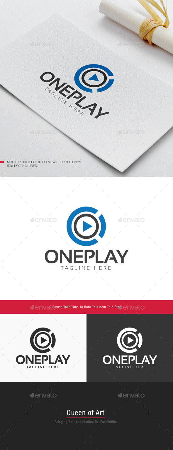 One Play Logo - Objects Logo Templates