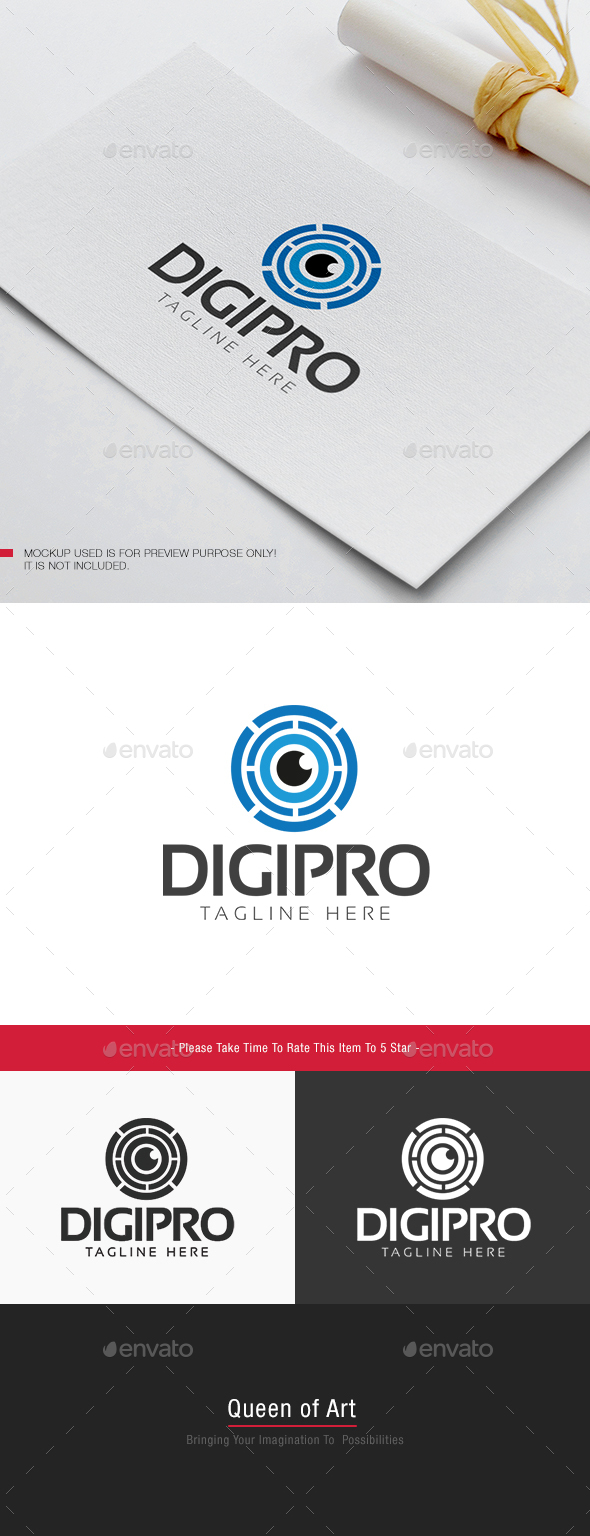 Digi Pro Logo - Objects Logo Templates
