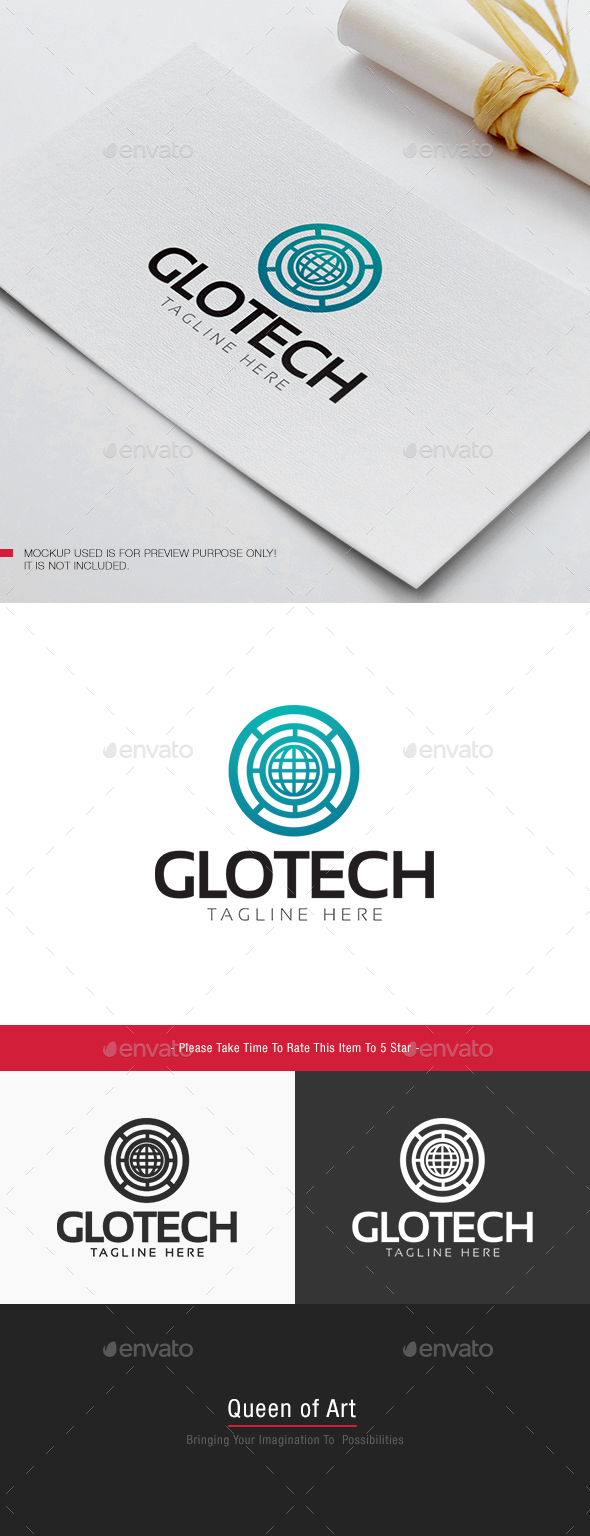 Glotech Logo - Objects Logo Templates