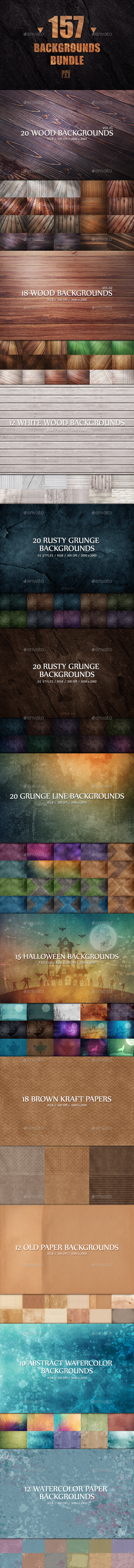 157 Backgrounds Bundle - Abstract Backgrounds