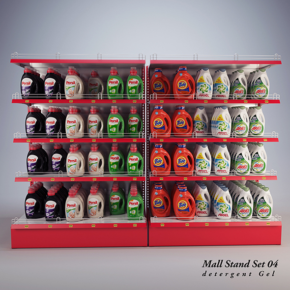 Mall Stand Set - 3Docean 13611194