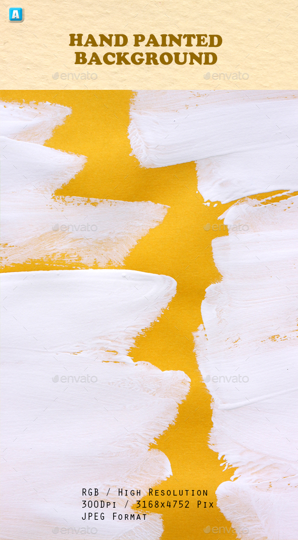Hand Painted Background 0212 - Art Textures