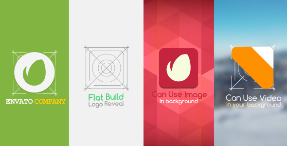 Flat Build Logo - VideoHive 13612627