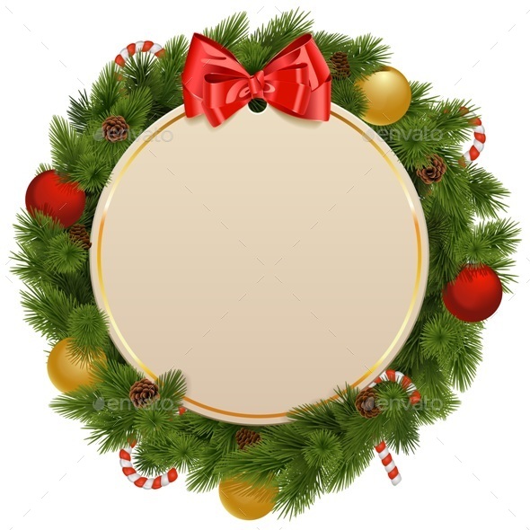 Vector Christmas Greeting Concept - Christmas Seasons/Holidays