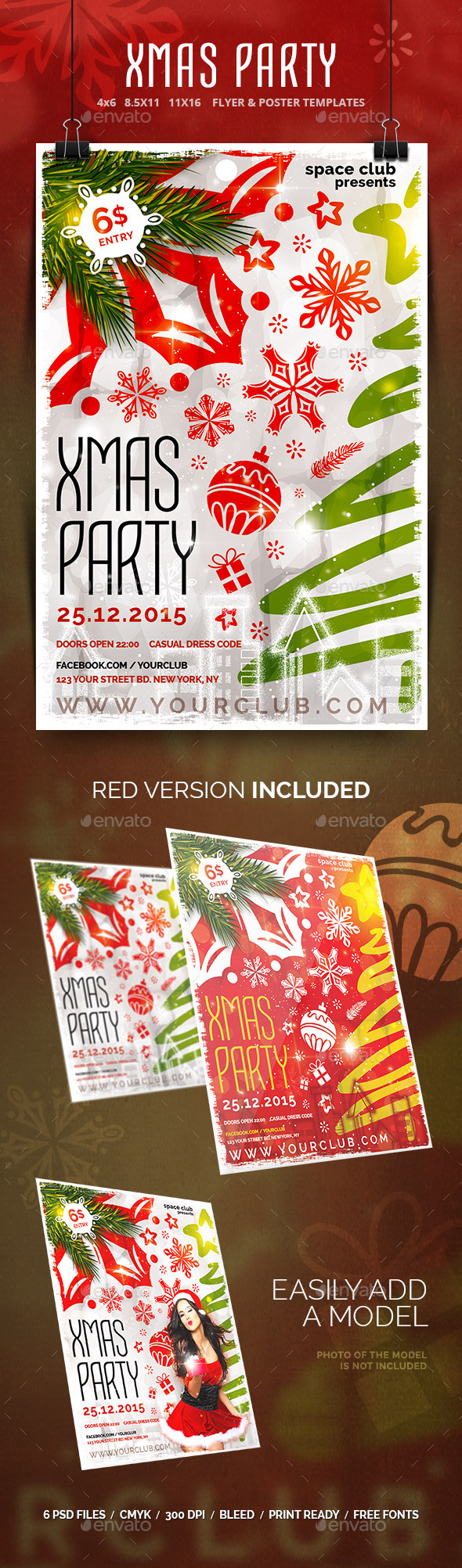 Xmas Party Templates - Clubs & Parties Events