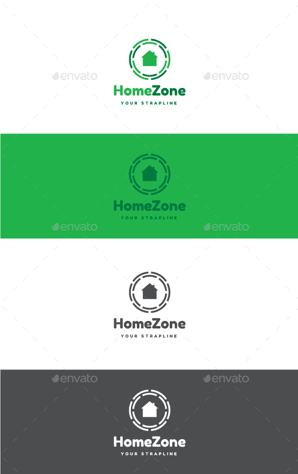 Home Zone Logo - Buildings Logo Templates