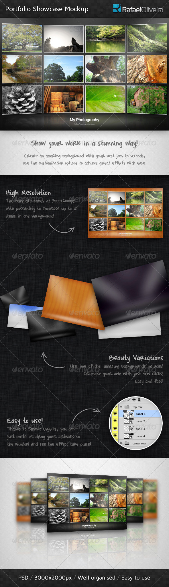 Portfolio Showcase Mockup - Miscellaneous Displays
