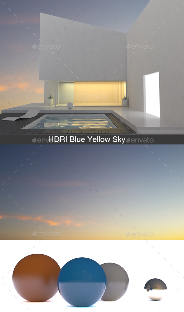 Blue Yellow Sky - 3Docean 13616992