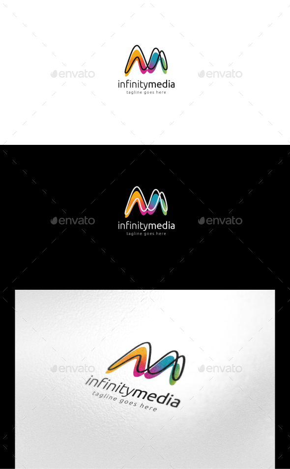 Infinity Media Logo - Letters Logo Templates