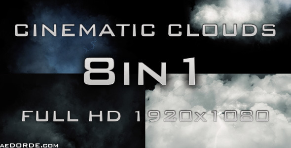Cinematic Clouds Pack - 8in1