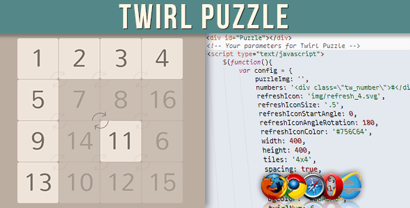 Twirl Puzzle - CodeCanyon 13584102
