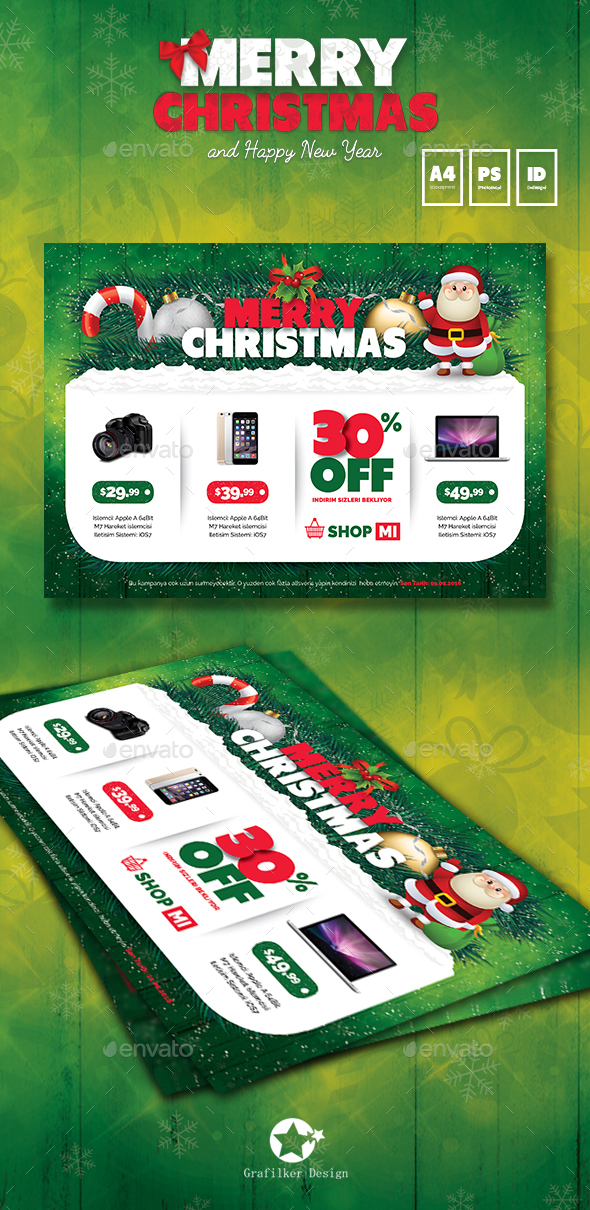 Christmas Product Flyer Templates - Corporate Flyers