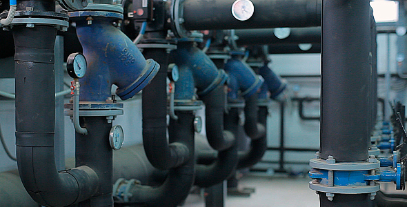 Technical Pipe Production Plant, the Boiler Room