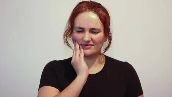 Woman Suffering from Toothache