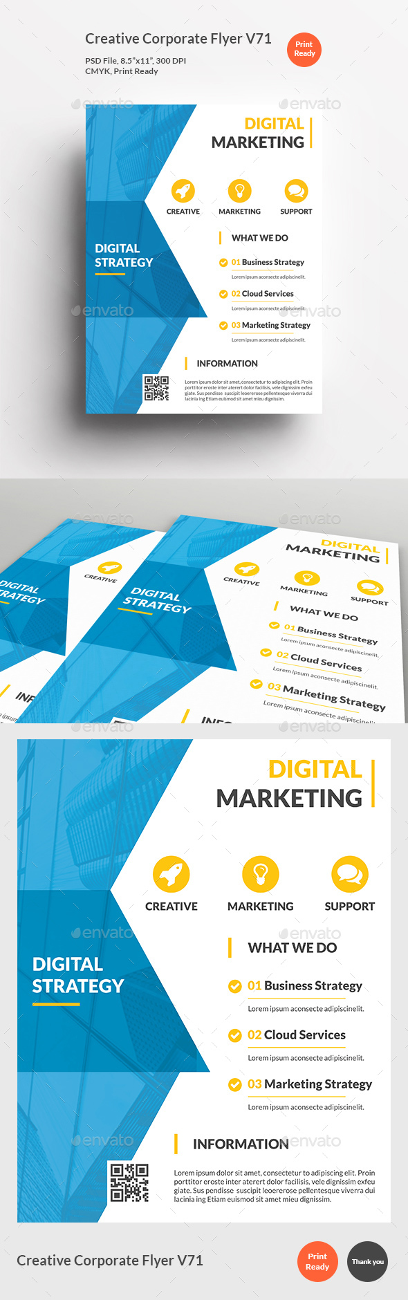 Creative Corporate Flyer V71 - Corporate Flyers