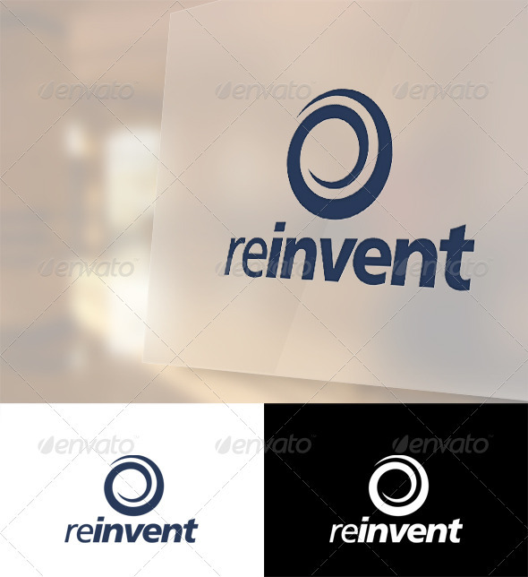 Reinvent Logo Template - Vector Abstract