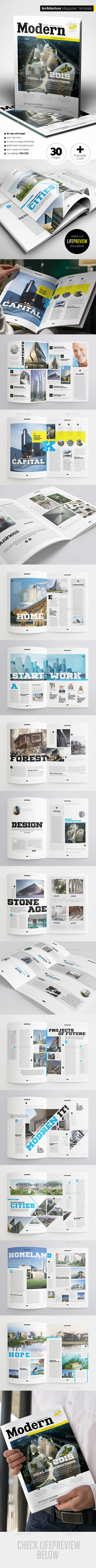 Architecture Magazine - Magazines Print Templates