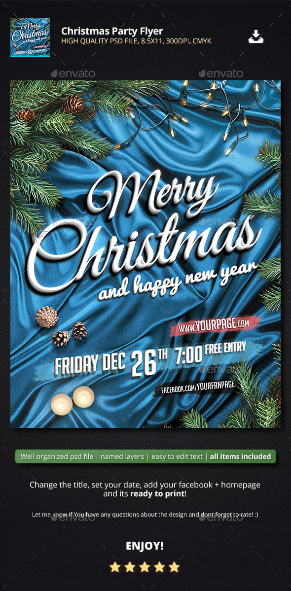 Christmas Party Flyer - Holidays Events