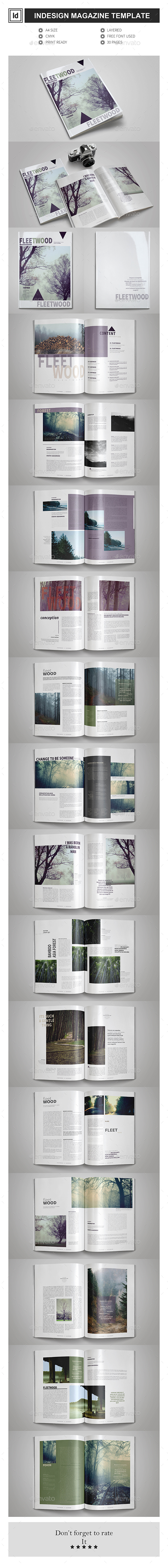 Multipurpose InDesign Magazine Template - Magazines Print Templates