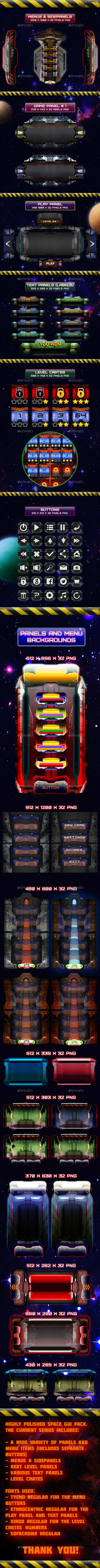 GUI Kit II - User Interfaces Game Assets