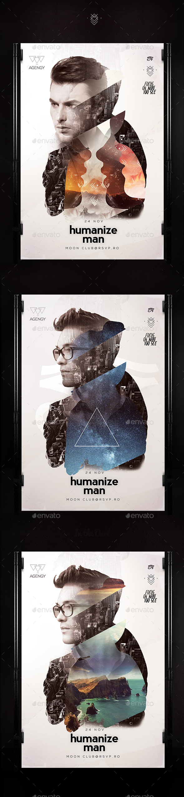 Humanize Poster - Clubs & Parties Events