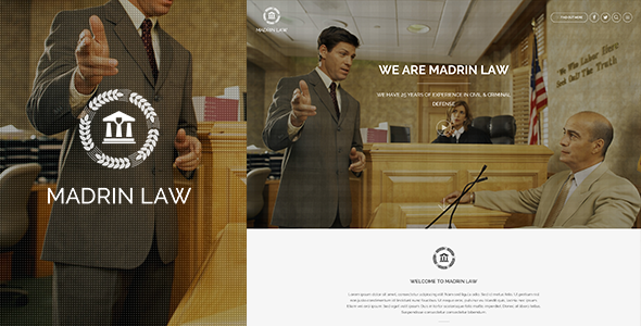 Madrin One - ThemeForest 9623818