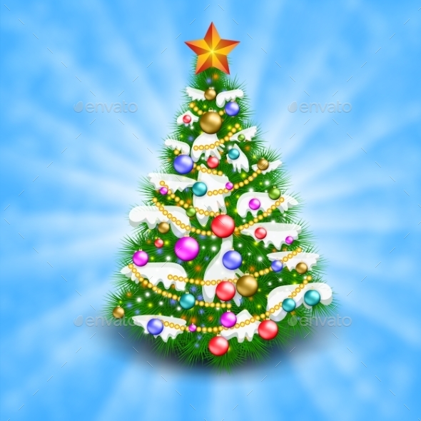 Christmas Tree Background - Christmas Seasons/Holidays