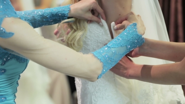 Lacing Wedding Dress alt