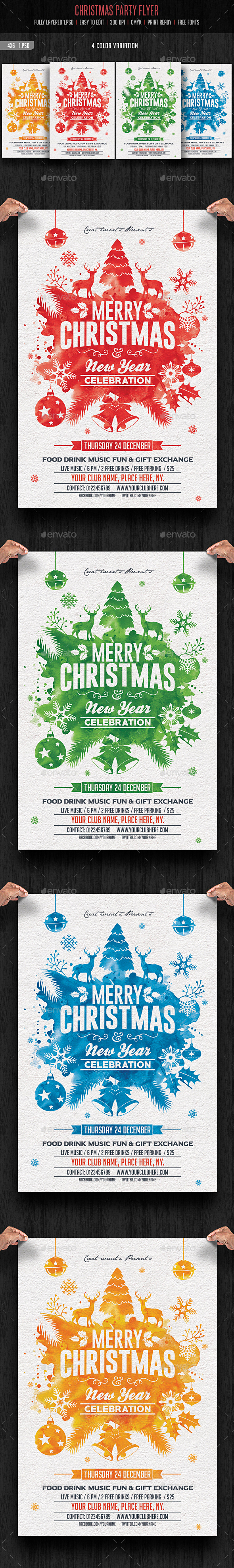 Christmas Party - Events Flyers