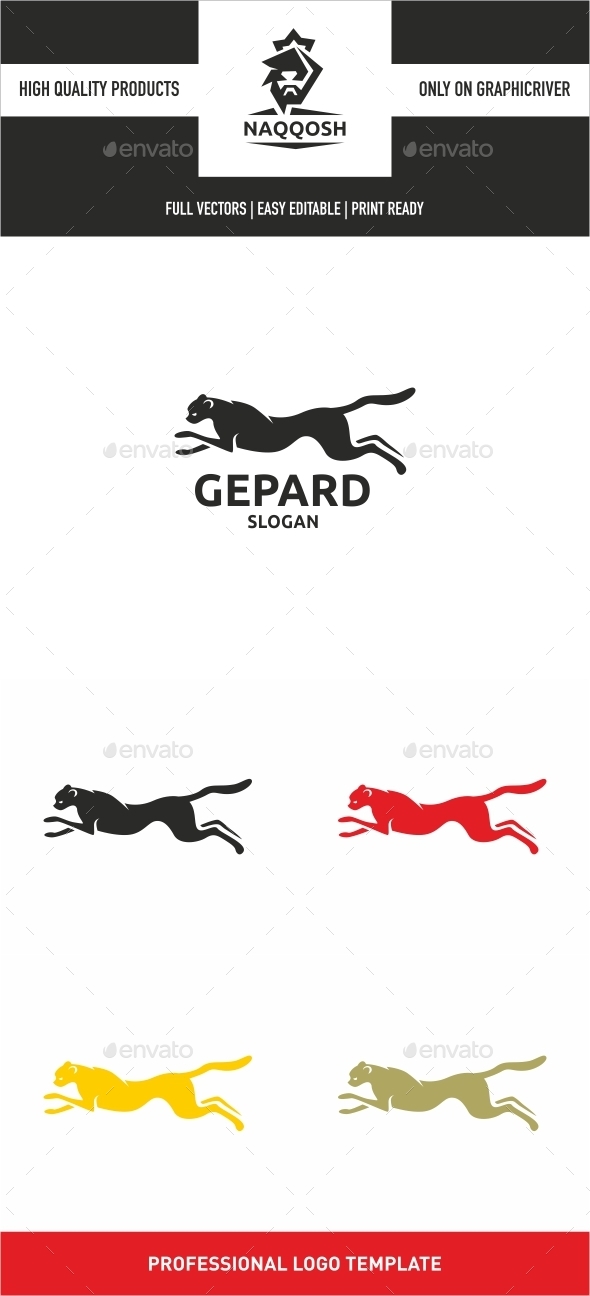 Gepard - Animals Logo Templates