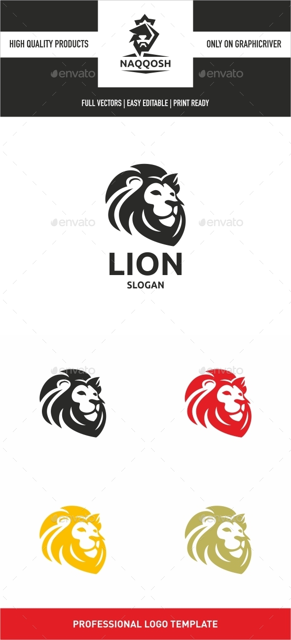 Lion - Animals Logo Templates