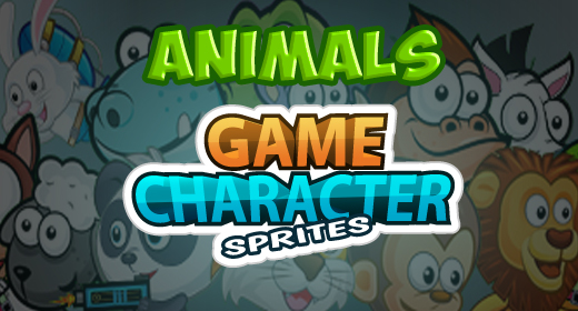 Animals Game Character Sprites