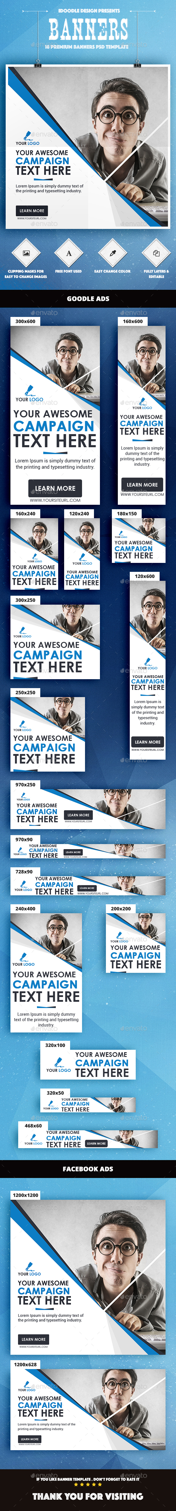 Multipurpose Banner Ad - Banners & Ads Web Elements