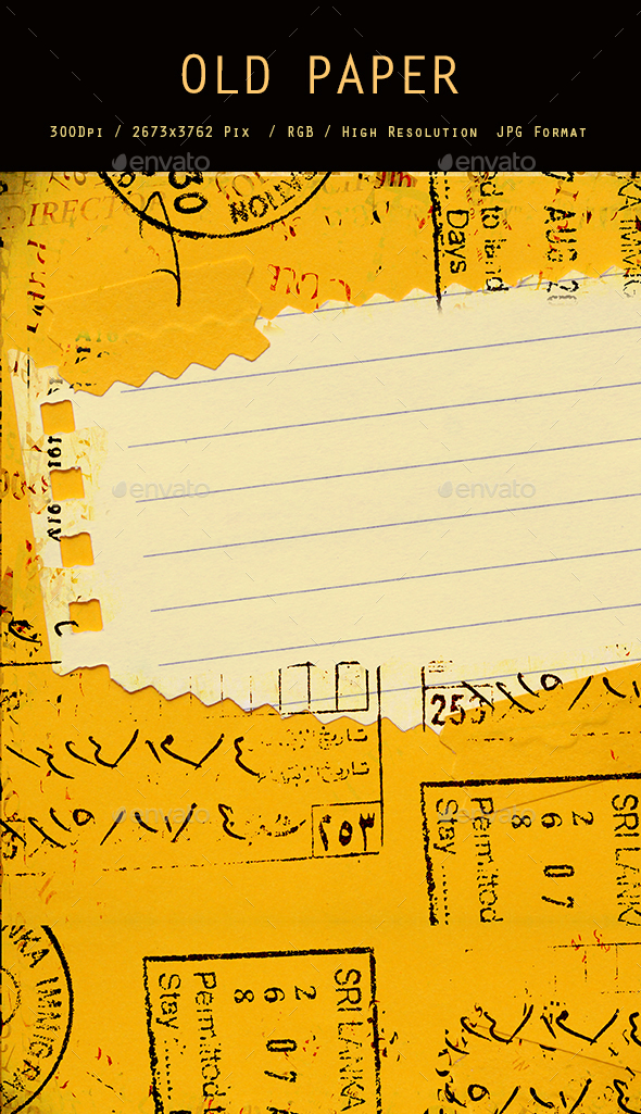 Old Paper 0219 - Paper Textures