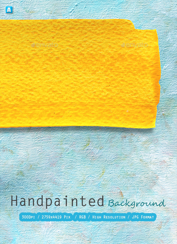 Hand Painted Background 0222 - Art Textures