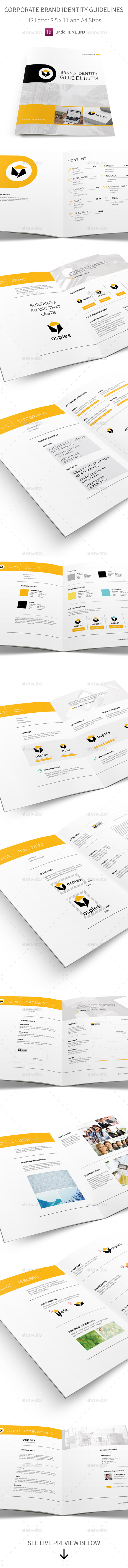Corporate Brand Identity Guidelines - Informational Brochures