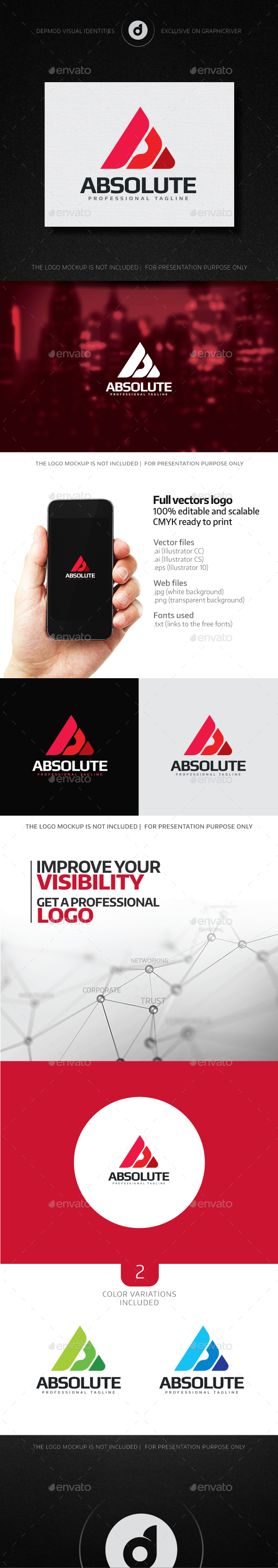 Absolute Logo - Letters Logo Templates