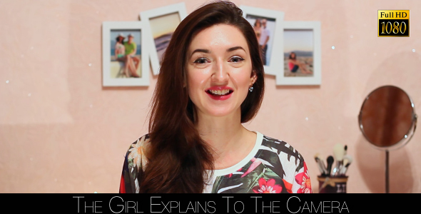 The Girl Explains To The Camera alt
