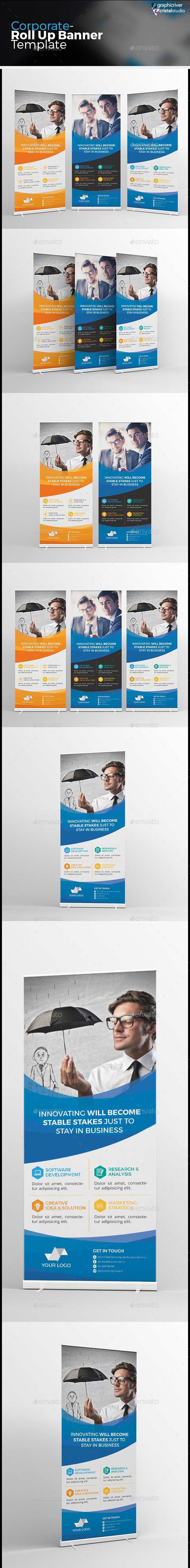 Roll Up Banner - Signage Print Templates