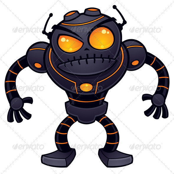 Angry Robot - Characters Vectors